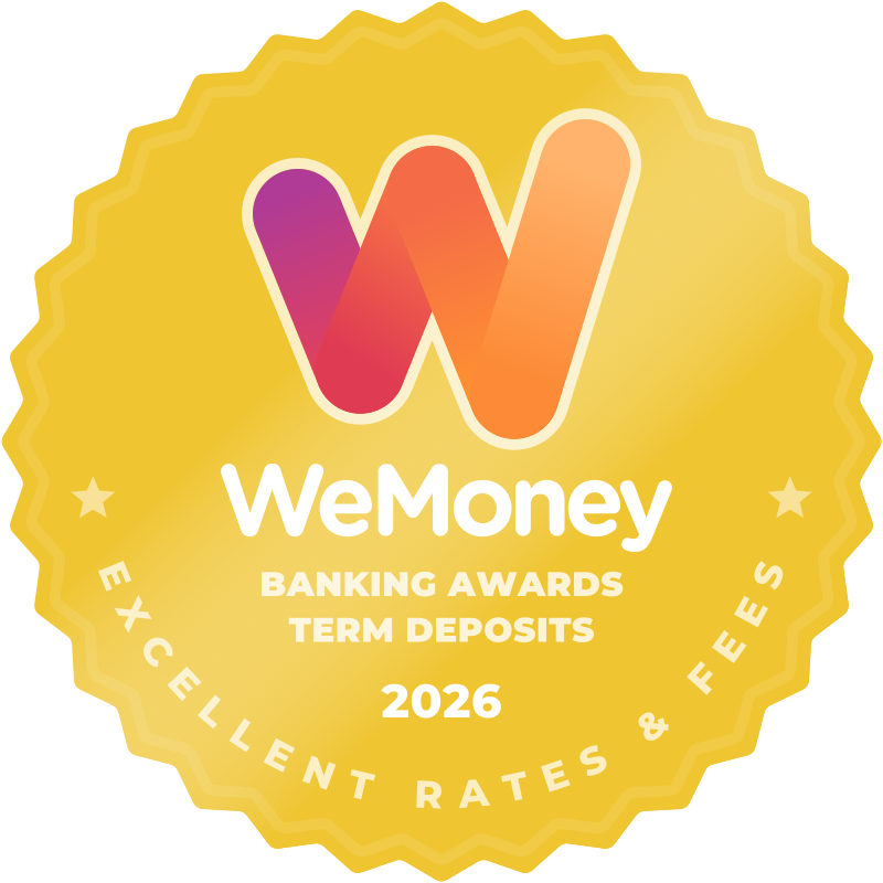 Excellent Rates and Fees Winner for Term Deposits 2026